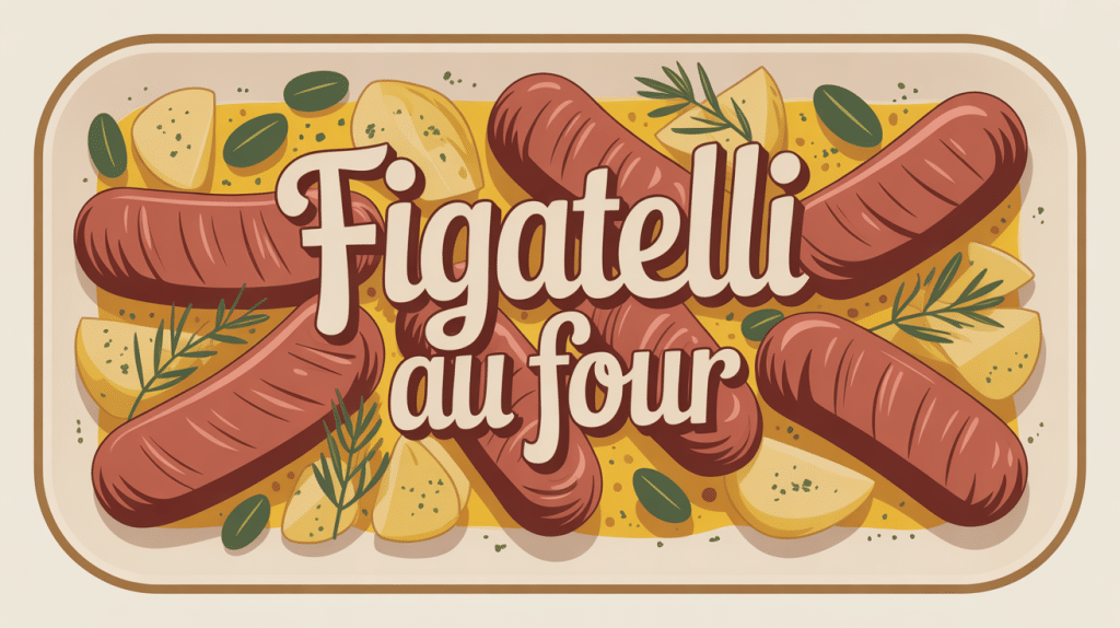 Figatelli recette au four avec pommes de terre et herbes aromatiques