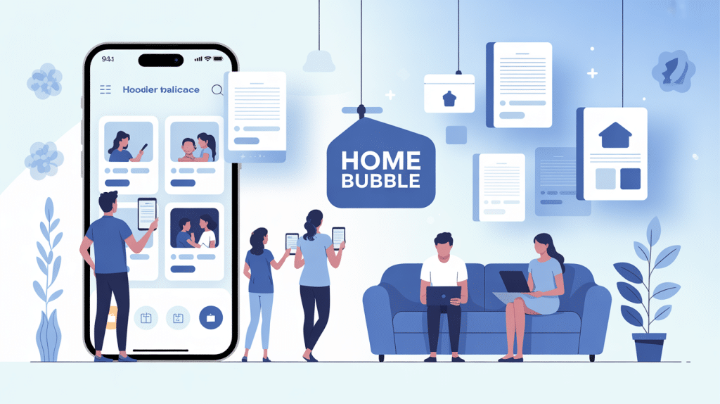 home bubble foyer organise documents numeriques