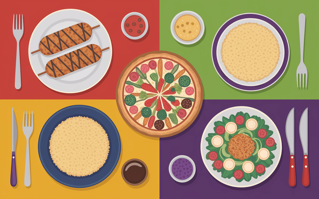 Styles culinaires halal Nice