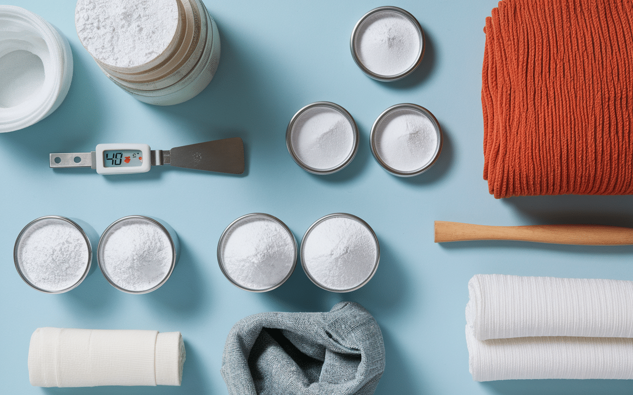 Dosage pour lessive percarbonate en buanderie