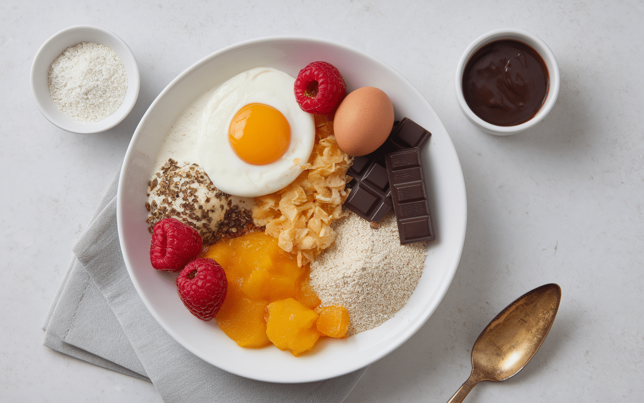 Ingrédients sains pour muffins sans sucre