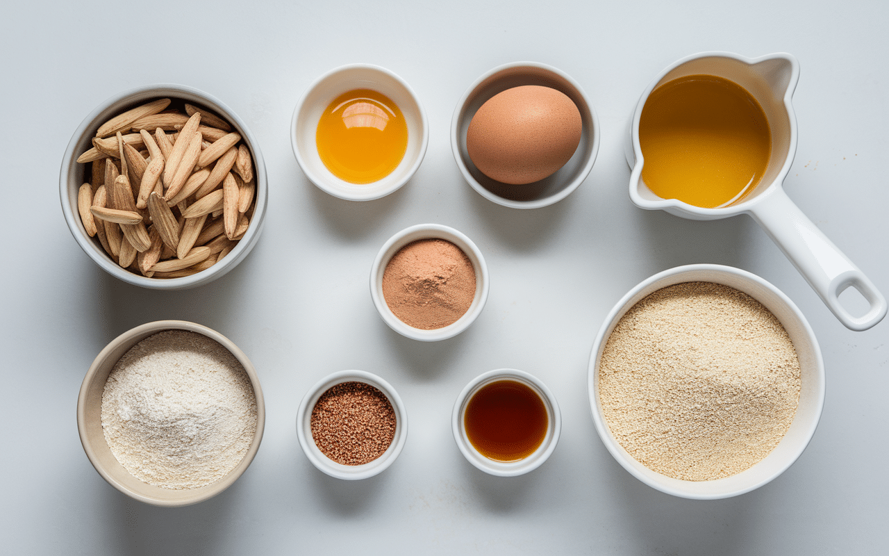 Ingrédients pour cookies protéinés