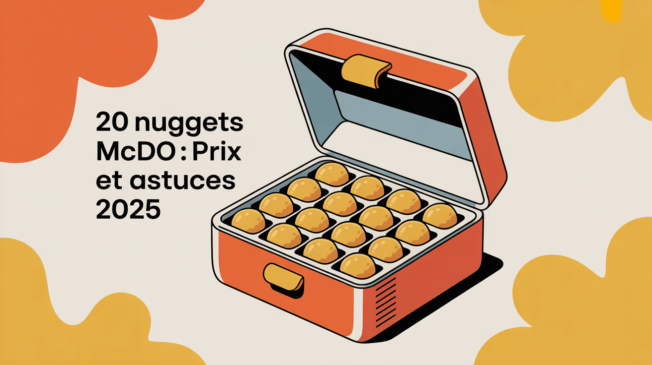 Boîte de nuggets McDo, prix et astuces 2025