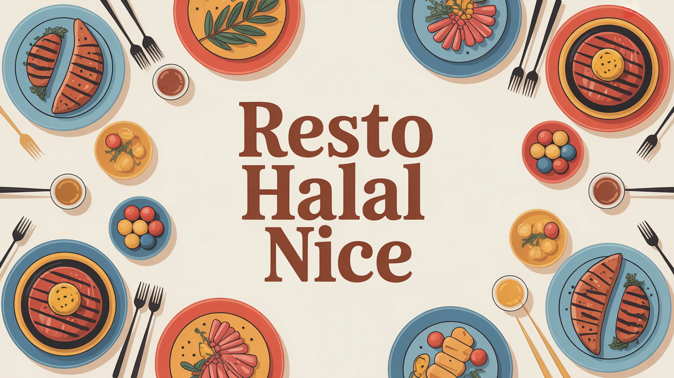 Table restaurant halal Nice plats grillés