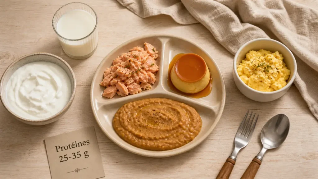 25 à 35 g de protéines par repas après 60 ans pour garder sa force