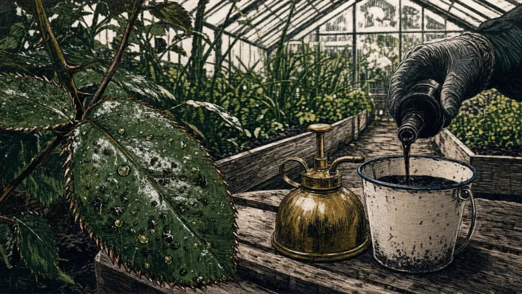 Savon noir contre les insectes : 5 cuillères par litre et 48 h pour traiter juste