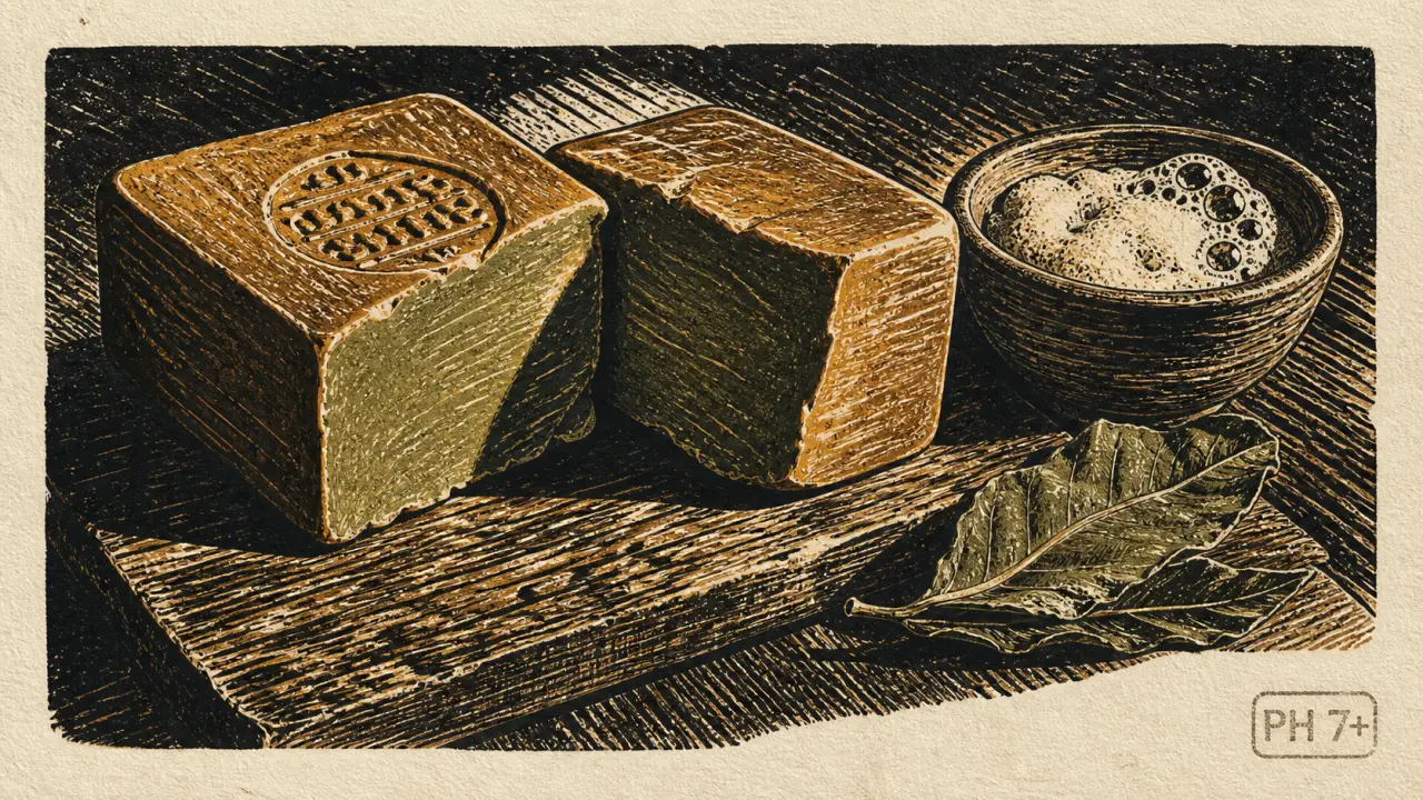 Savon d'alep avis dermatologue : savon d’Alep, mousse et laurier